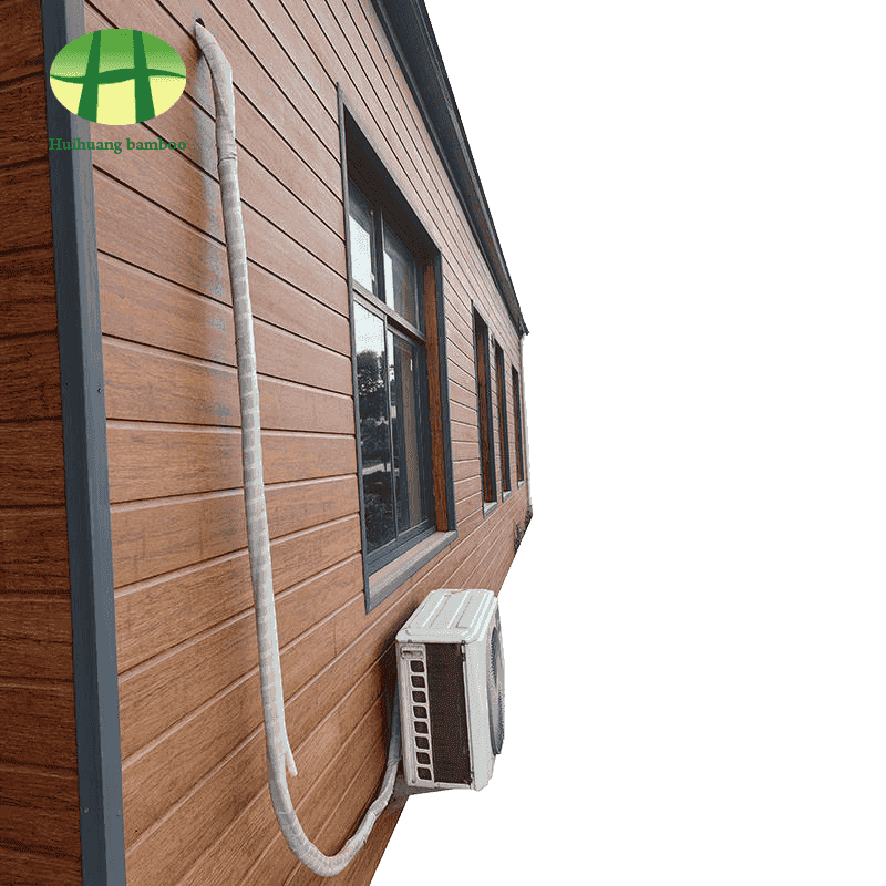 Horisontella utomhus tunga bambu väggpaneler