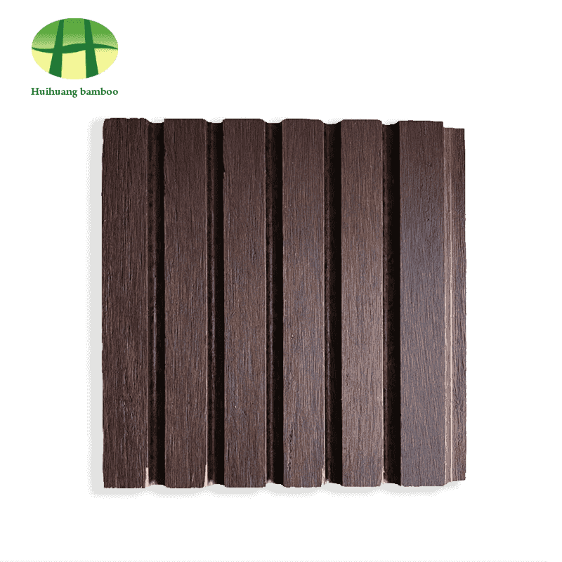 Stora räfflade bambugolv