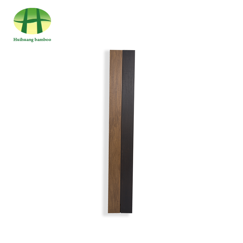 Carbonized färg glänsande tunga bambu golv