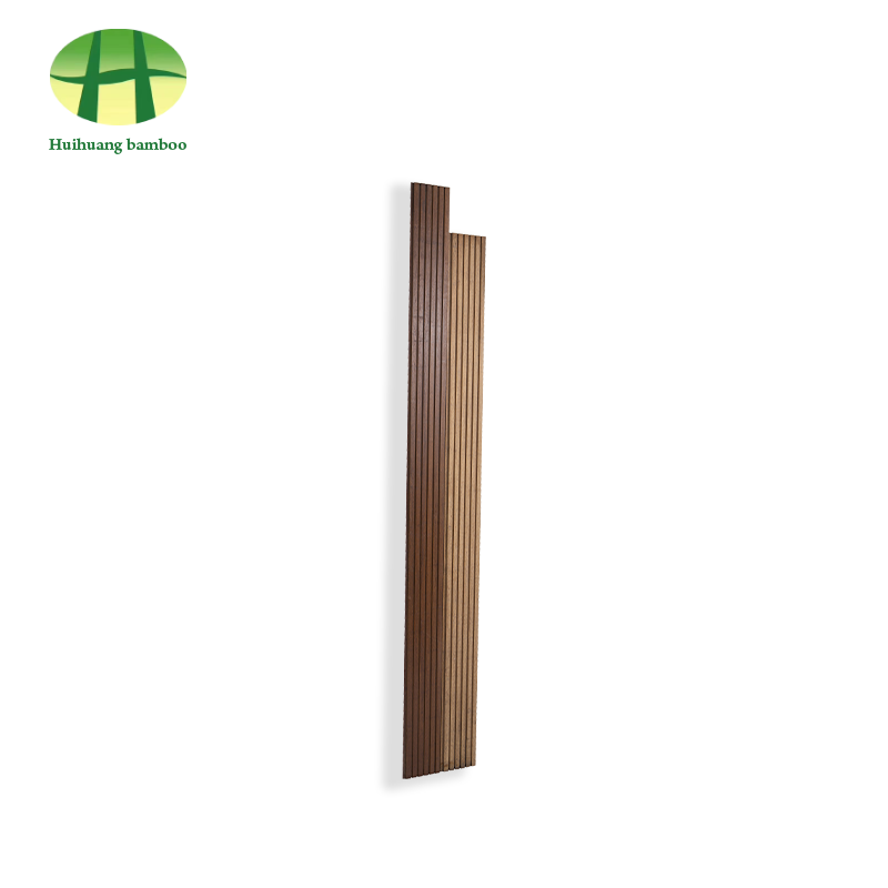 Stora räfflade bambugolv