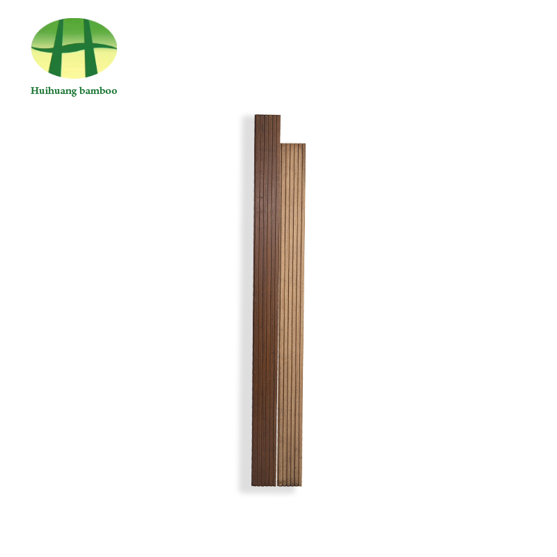 Stora räfflade bambugolv