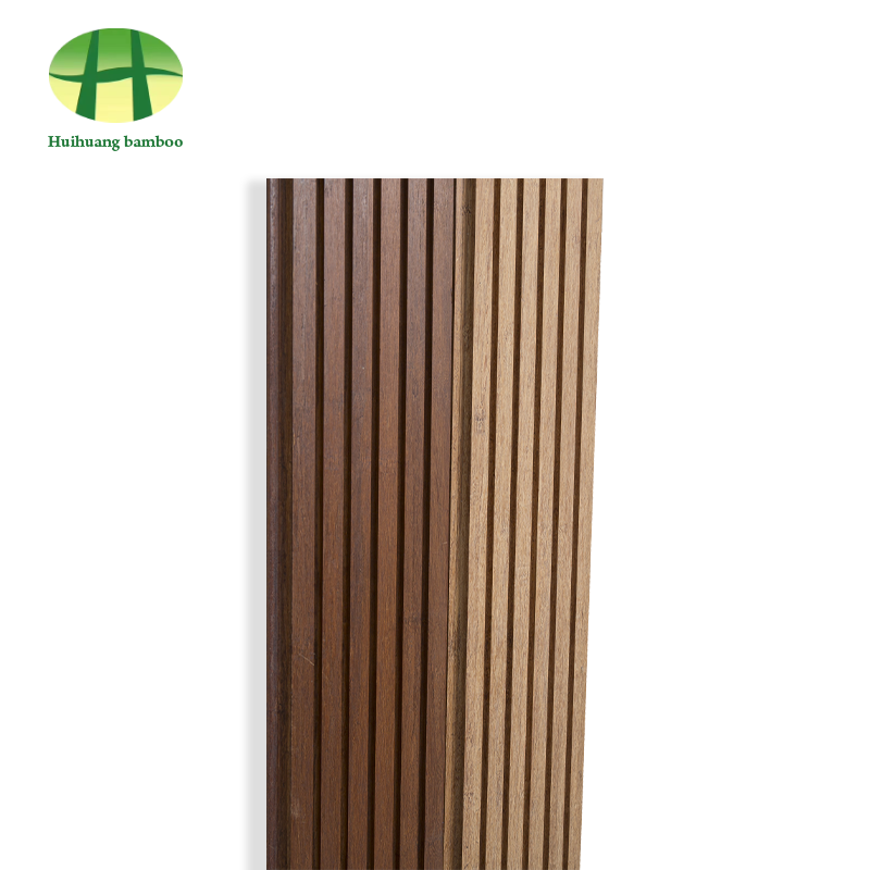 Stora räfflade bambugolv