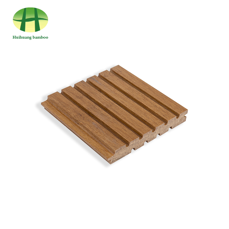 Stora räfflade bambugolv