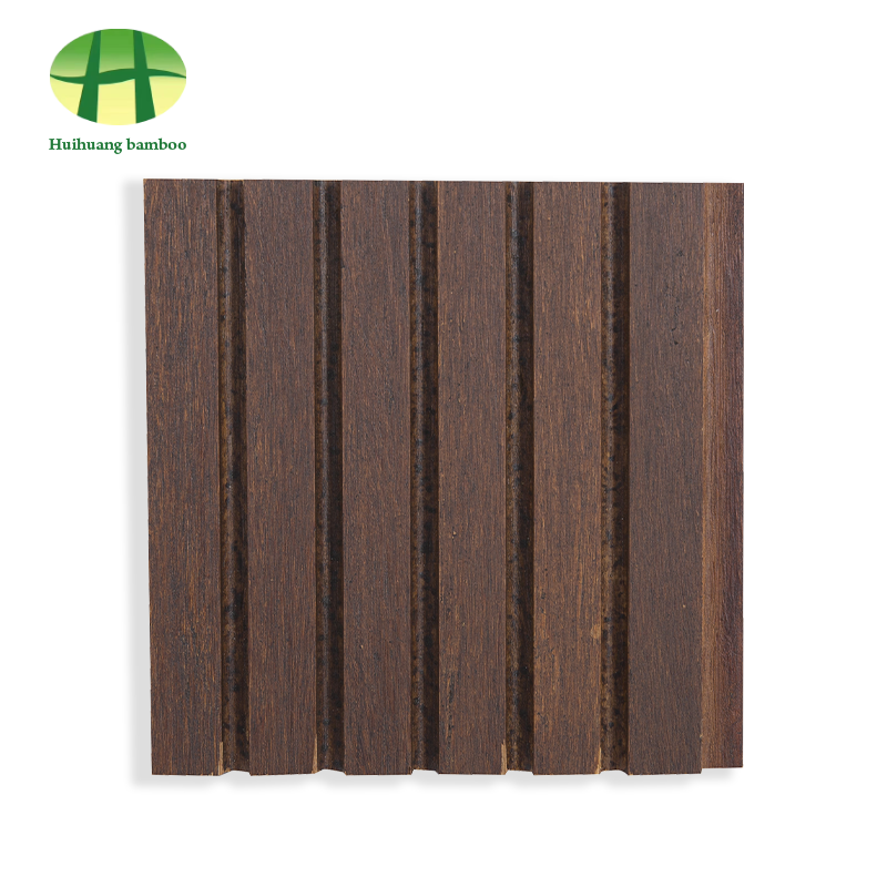 Stora räfflade bambugolv