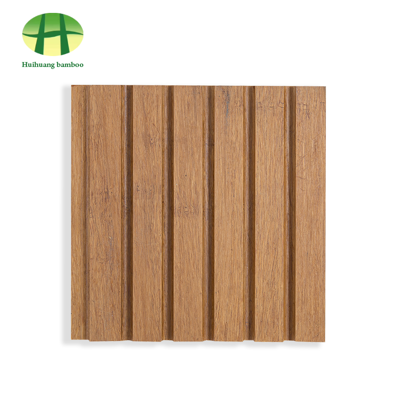 Stora räfflade bambugolv