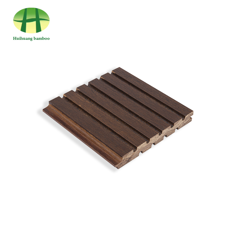 Stora räfflade bambugolv